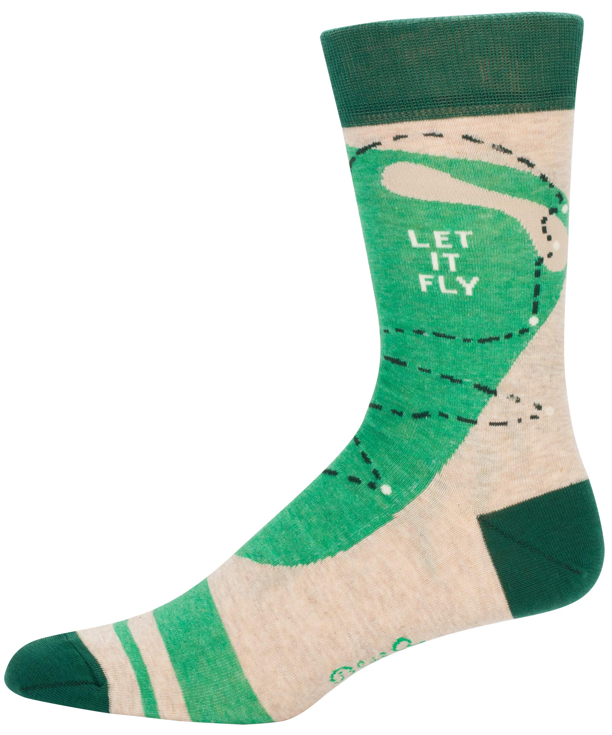 Blue Q Men’s Funny Novelty Crazy Crew Socks with Sayings (fit shoe size 7-12) - Image 3