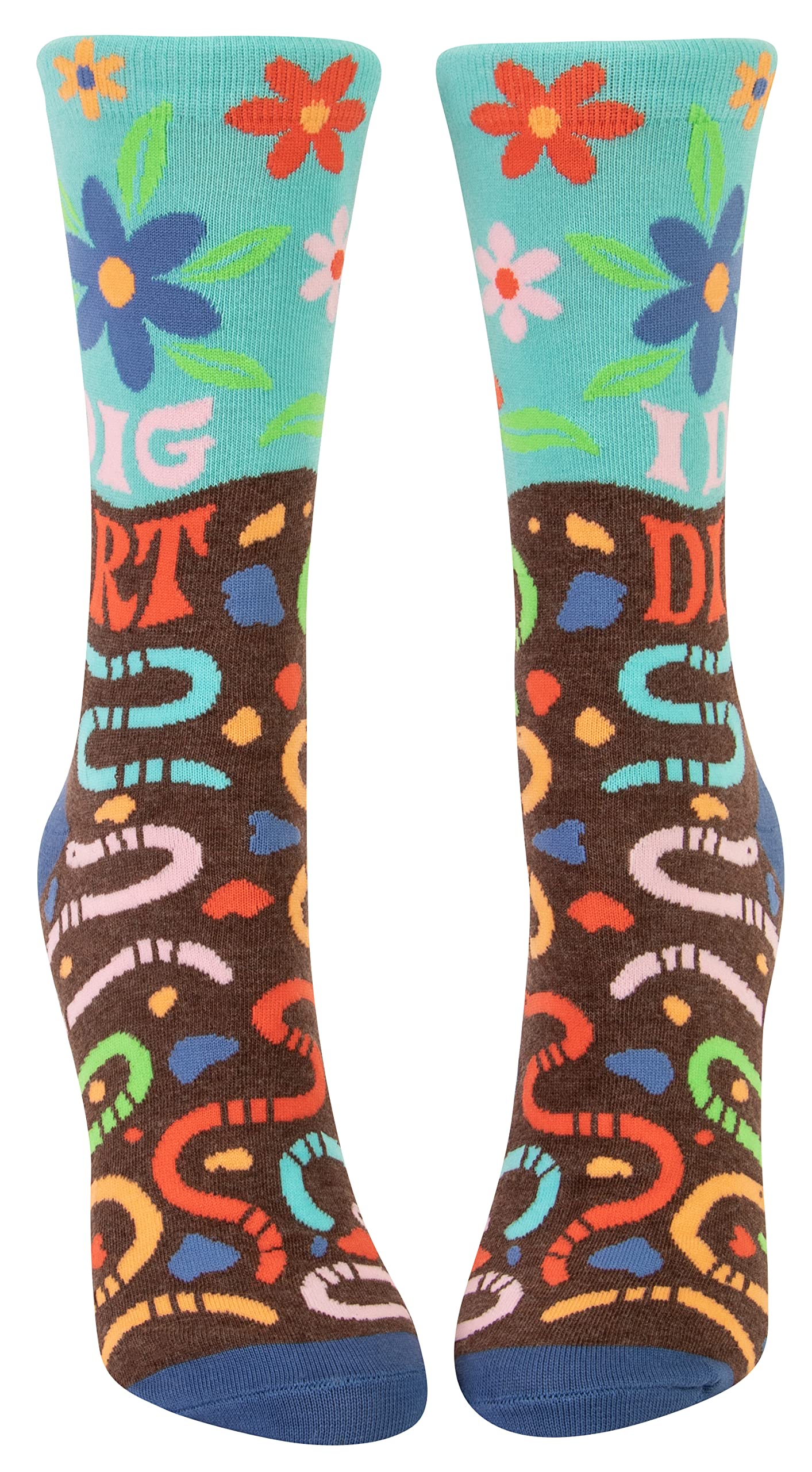Blue Q Women's Funny Novelty Crazy Crew Socks with Sayings - Image 4