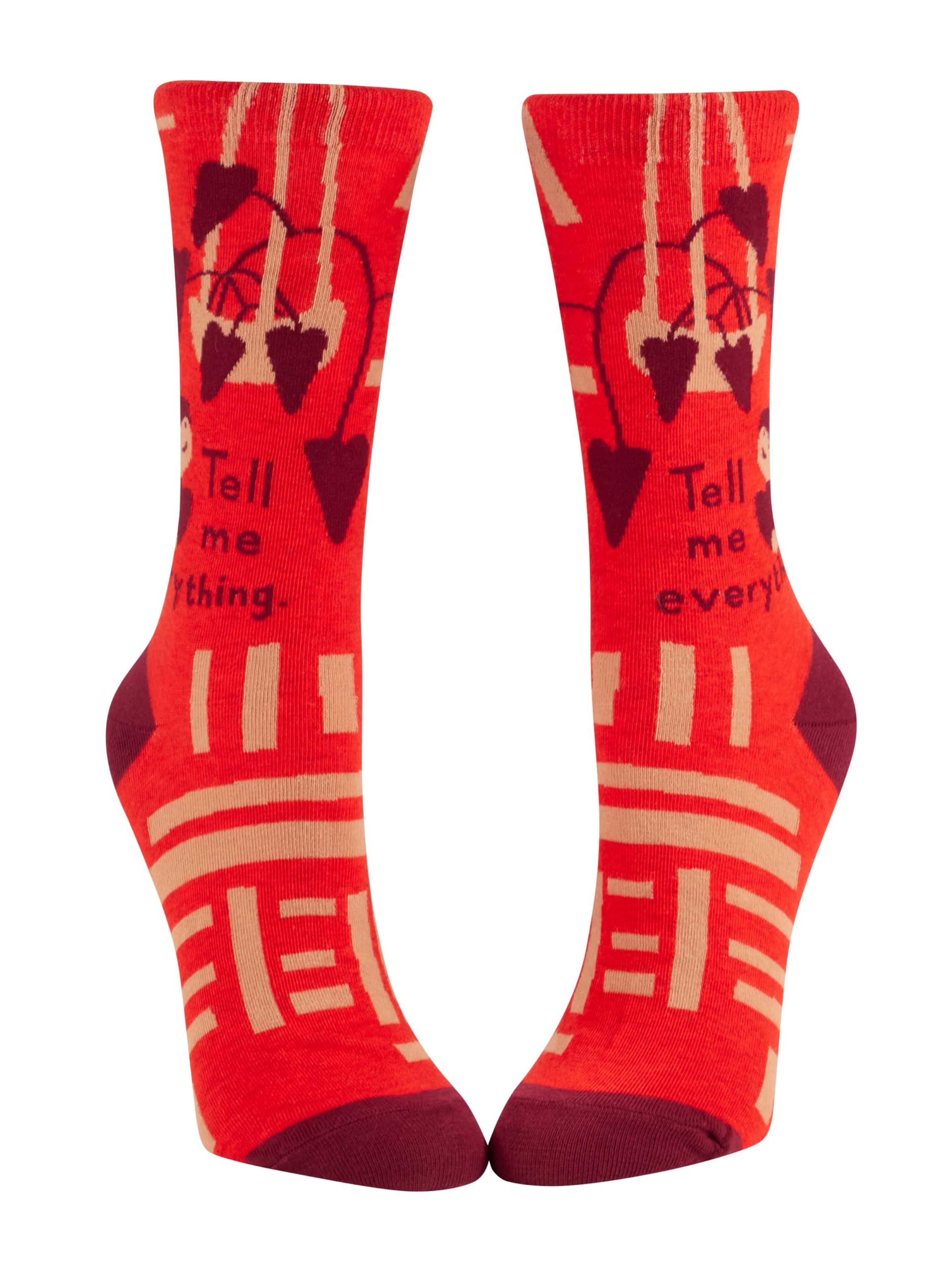 Blue Q Women's Funny Novelty Crazy Crew Socks with Sayings - Image 3
